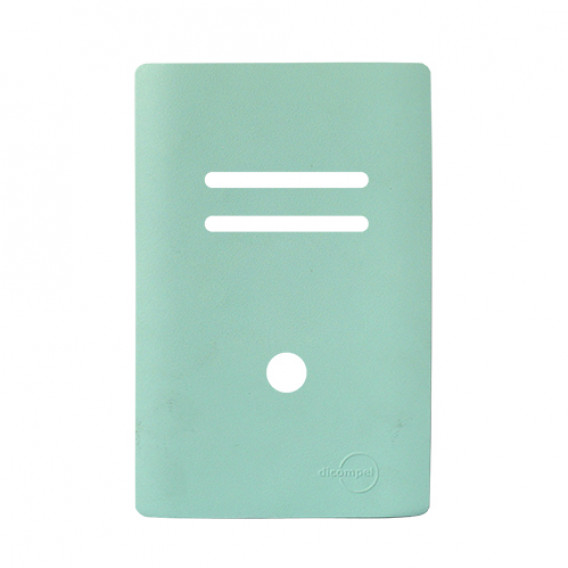 Placa p/ 2 Interruptores + furo 4x2 - Novara Siciliano